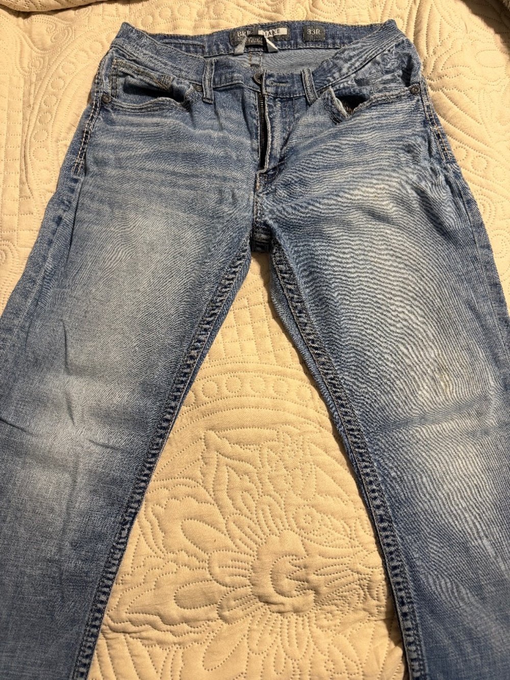 BKE Jake Jeans Size 33R Slim-fit
